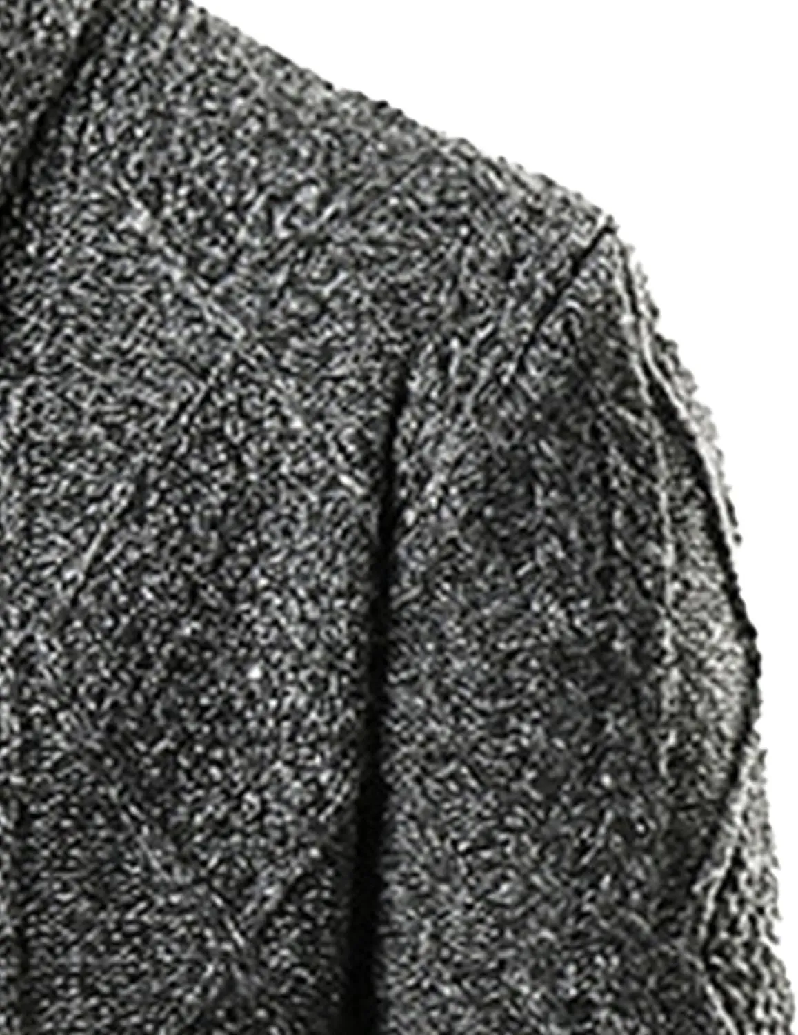 Men's Shawl Collar Cardigan Male Casual Long Sleeve Knit Coat Men Cable Slim Fit Button Down Sweater