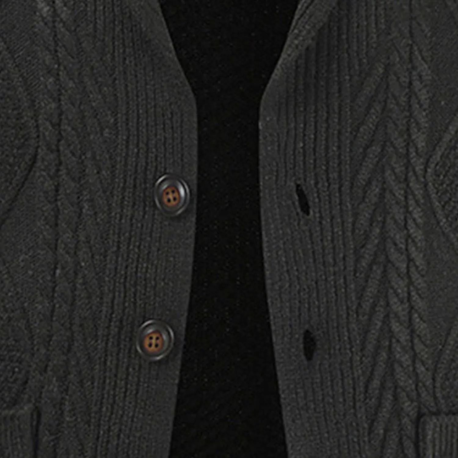 Men's Shawl Collar Cardigan Male Casual Long Sleeve Knit Coat Men Cable Slim Fit Button Down Sweater