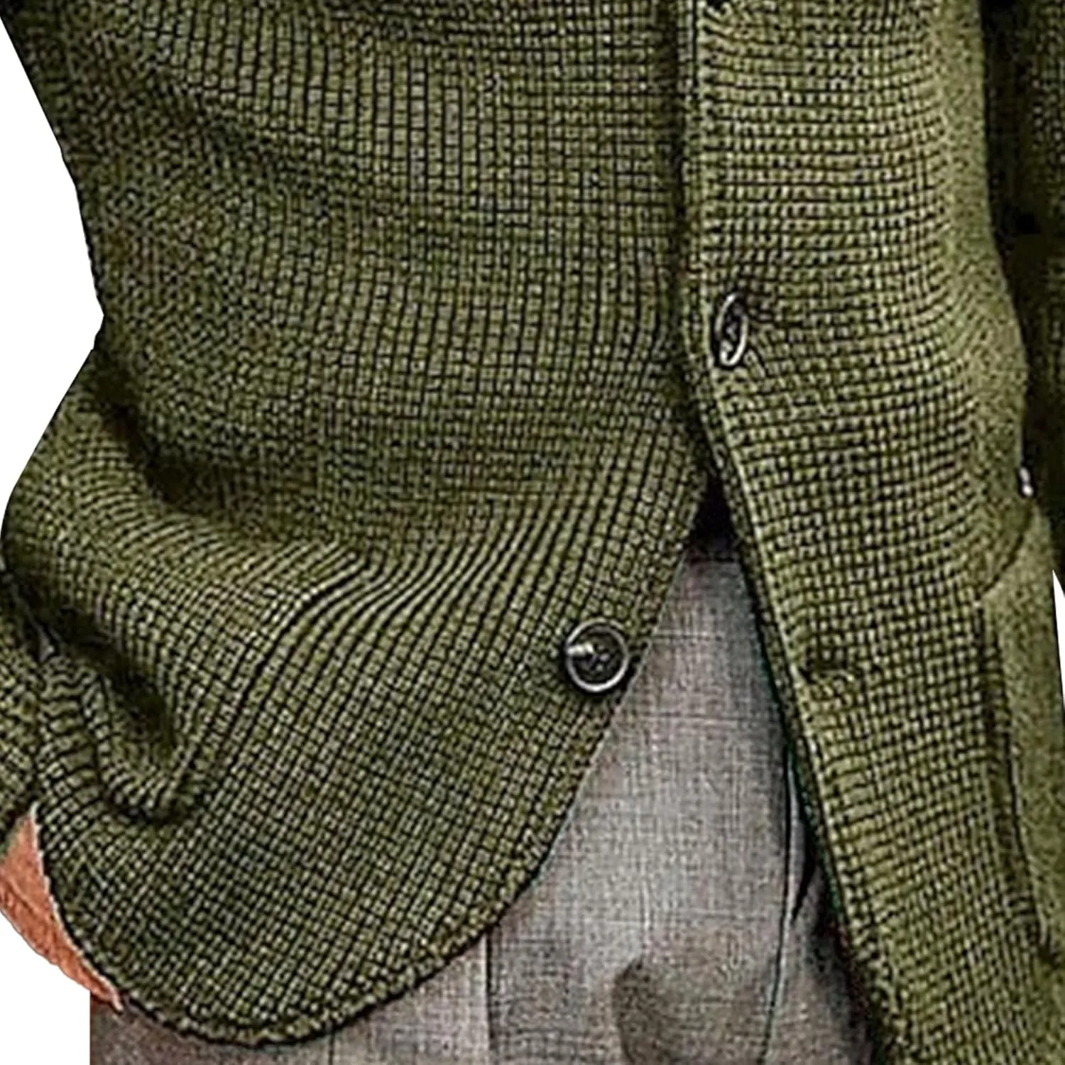 Men's Slim Fit Stand Collar Knit Coat Long Sleeve Button Down Cardigans Casual Knitted Sweaters Cardigan Jacket