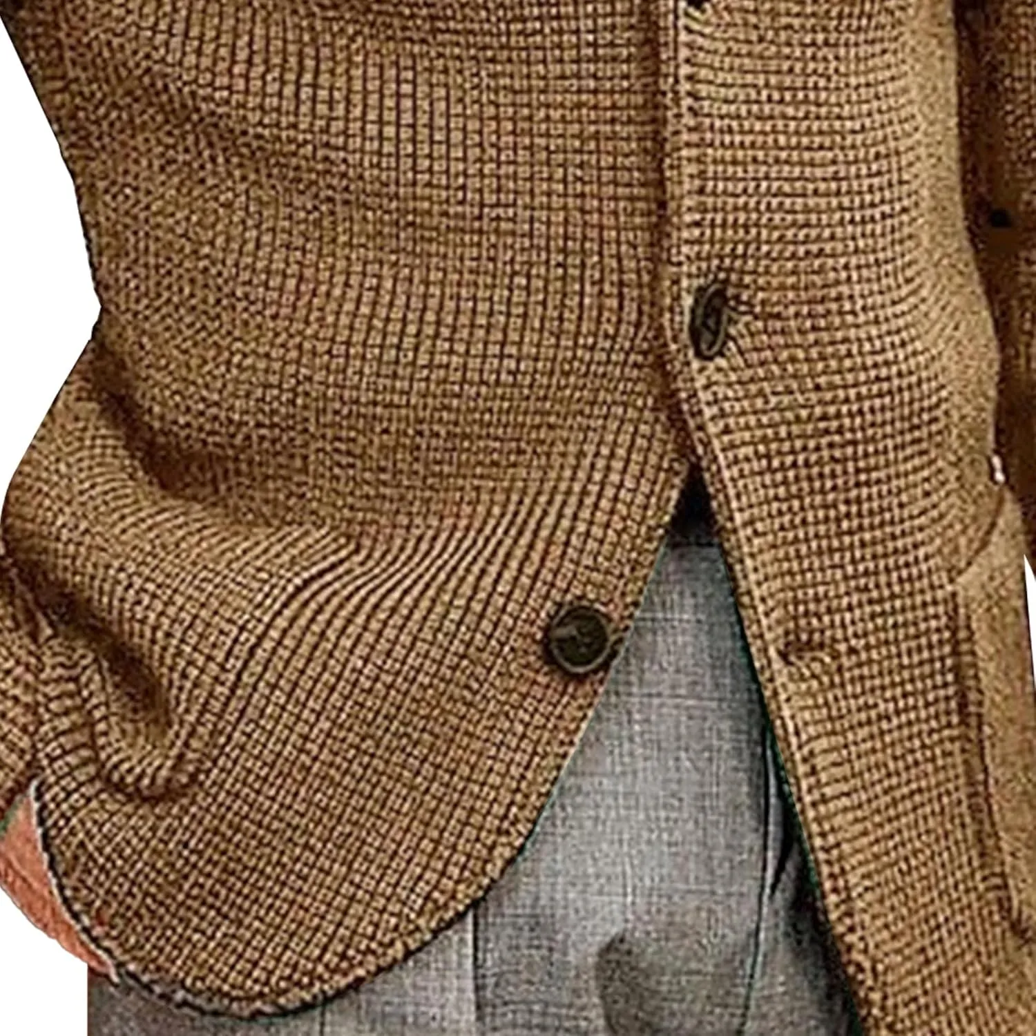 Men's Slim Fit Stand Collar Knit Coat Long Sleeve Button Down Cardigans Casual Knitted Sweaters Cardigan Jacket