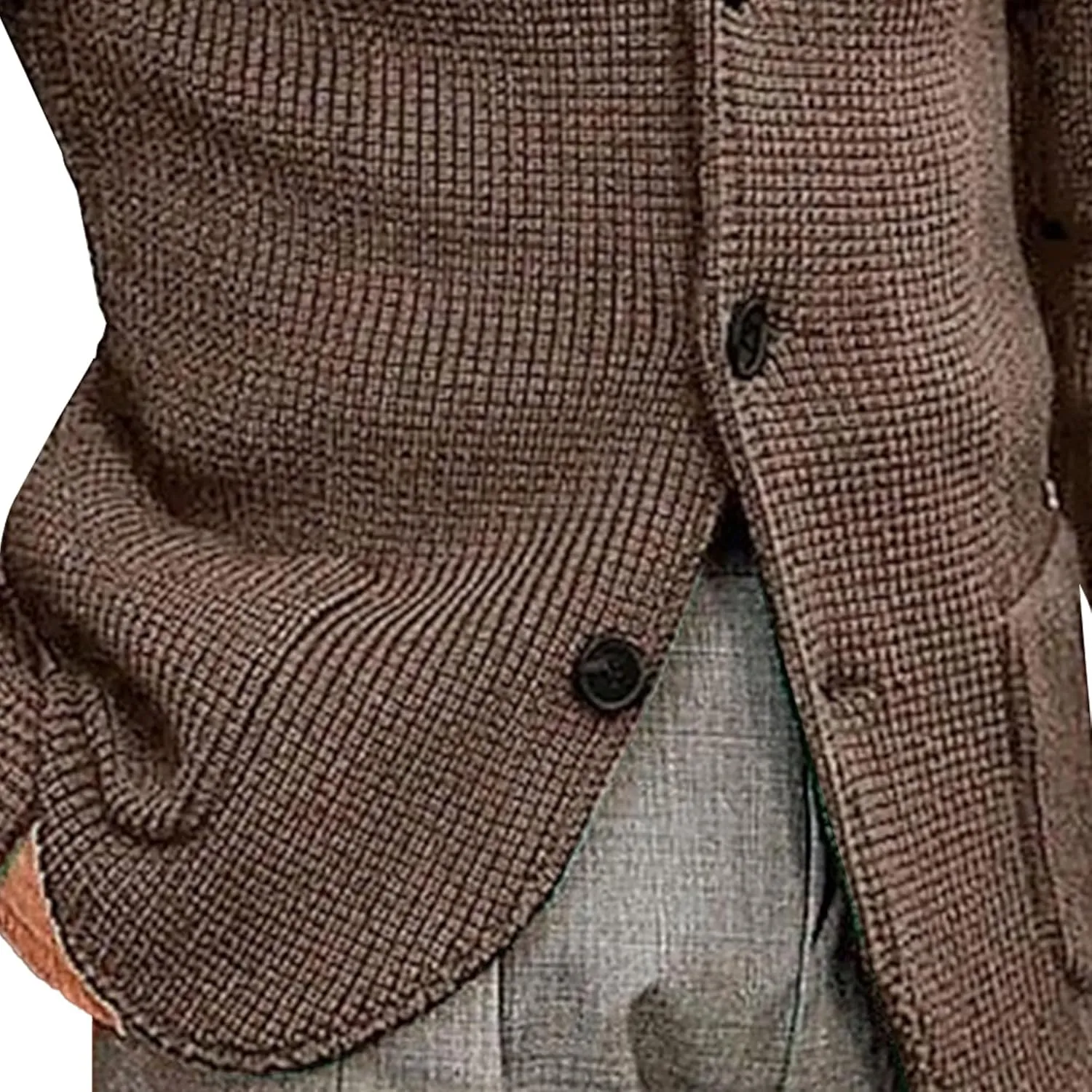 Men's Slim Fit Stand Collar Knit Coat Long Sleeve Button Down Cardigans Casual Knitted Sweaters Cardigan Jacket