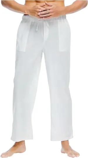 Men's Soft Casual Pants Elastic Waist Stretch Drawstring Relaxed Fit Pants Lightweight Pants Quick Dry Yoga Trousers