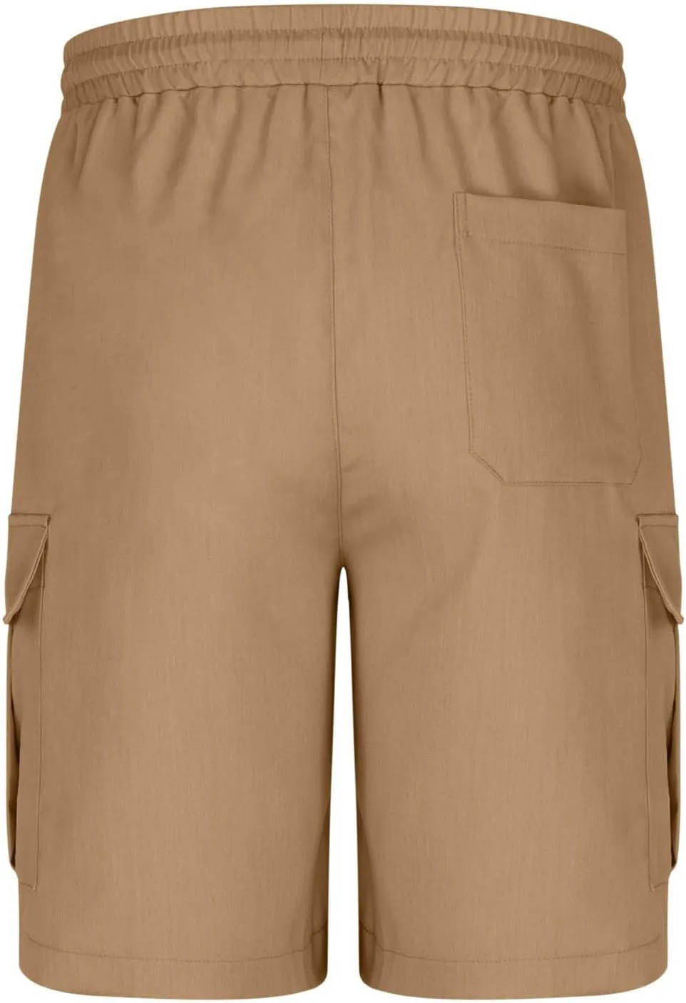 Men's Sweat Cargo Shorts Casual Cotton Drawstring Elastic Waist Short Athletic Workout Gym Jogger Shorts with Pocket