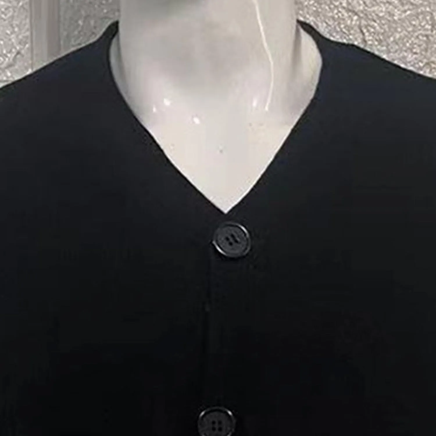 Men's V-Neck Cardigan Casual Slim Fit Long Sleeve Knit Coat Male Button Down Sweaters with Pockets