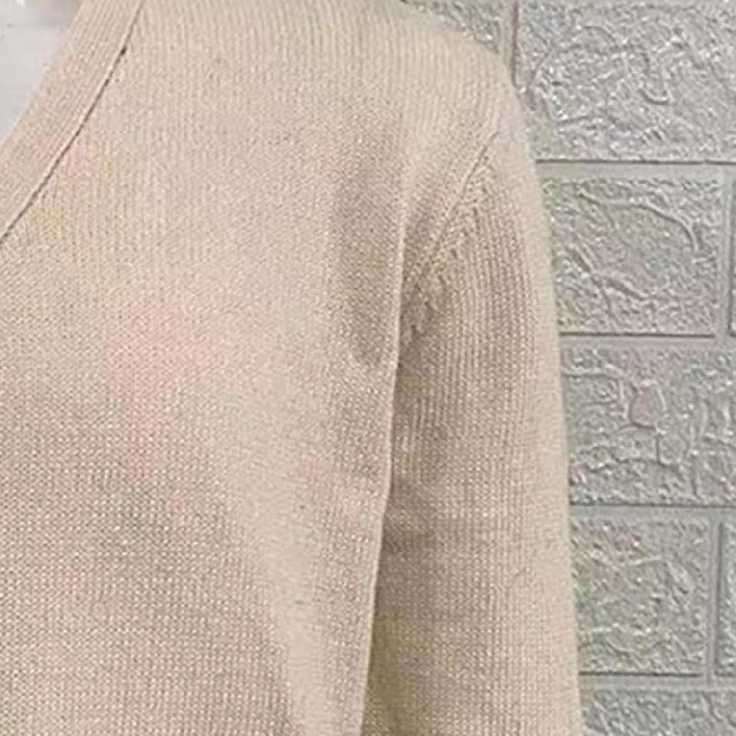 Men's V-Neck Cardigan Casual Slim Fit Long Sleeve Knit Coat Male Button Down Sweaters with Pockets