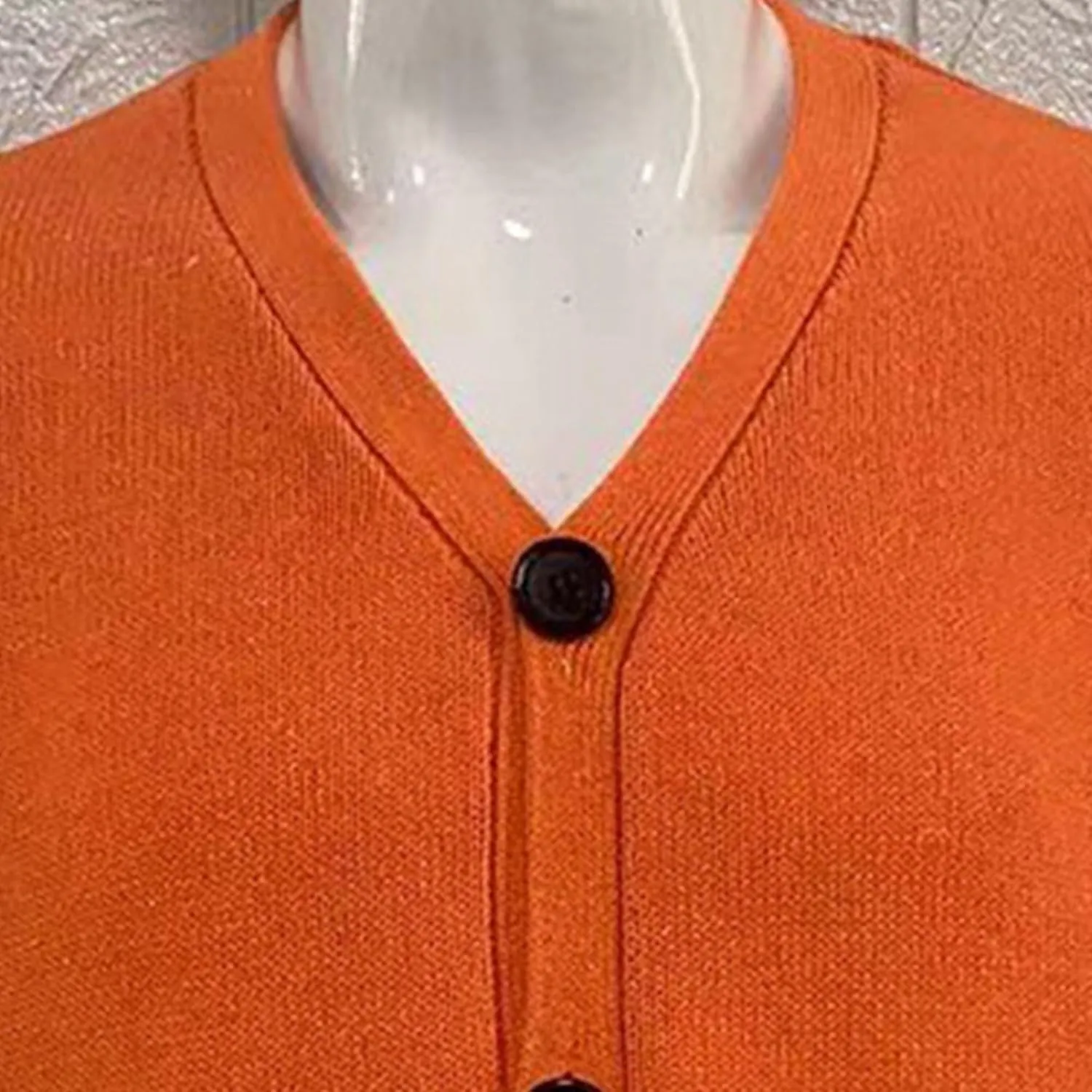 Men's V-Neck Cardigan Casual Slim Fit Long Sleeve Knit Coat Male Button Down Sweaters with Pockets