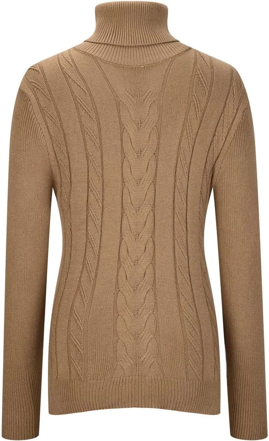 Oversized Sweaters for Women Turtleneck Lightweight Sweaters for Women Long Sleeve Tops for Women Loose Fit Womens