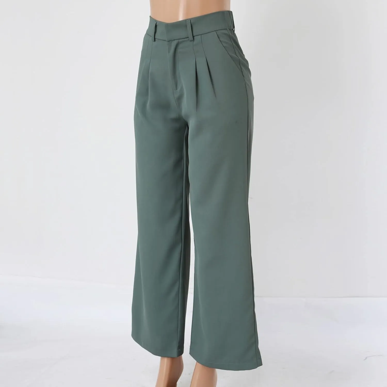 Pants for Women High Waisted Casual Wide Leg Palazzo Pants Dress Long Business Work Trousers Loose Plus Size Outfits