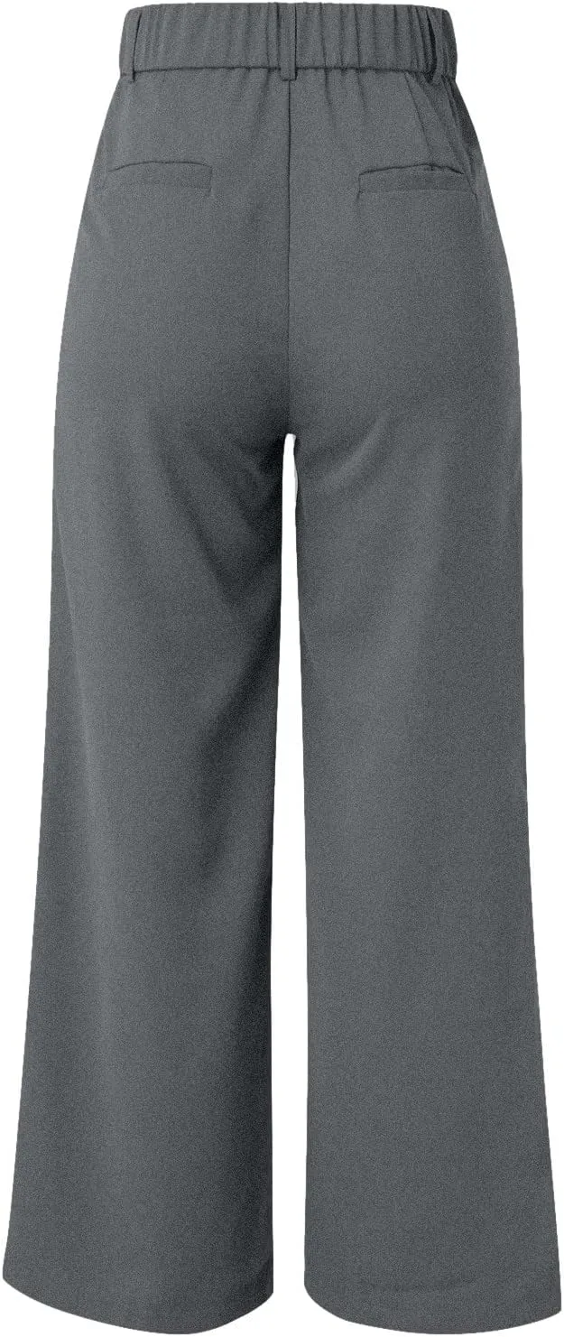 Pants for Women High Waisted Casual Wide Leg Palazzo Pants Dress Long Business Work Trousers Loose Plus Size Outfits