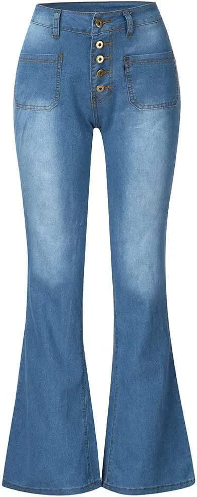 Pants for Women Up Pants Jeans Mid Womens Poket Lace Denim Casual Women's Jeans Pants for Women Straight Leg Jeans
