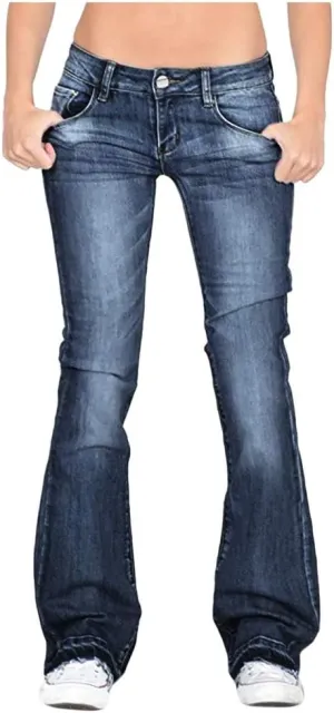 Pants for Women Up Pants Jeans Mid Womens Poket Lace Denim Casual Women's Jeans Pants for Women Straight Leg Jeans