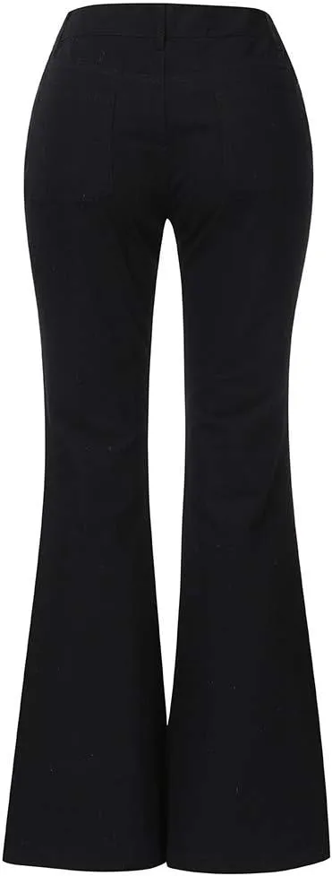 Pants for Women Up Pants Jeans Mid Womens Poket Lace Denim Casual Women's Jeans Pants for Women Straight Leg Jeans