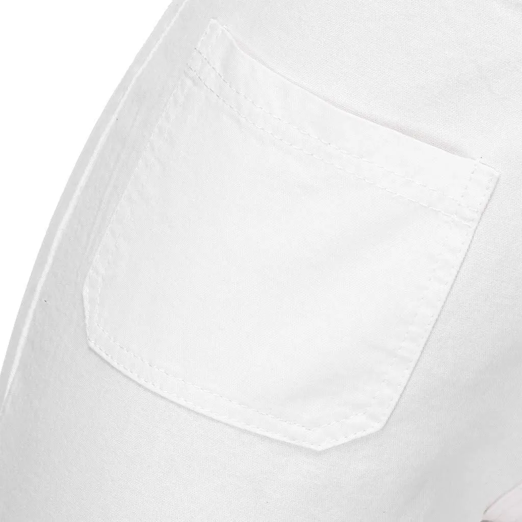 Pants for Women Up Pants Jeans Mid Womens Poket Lace Denim Casual Women's Jeans Pants for Women Straight Leg Jeans