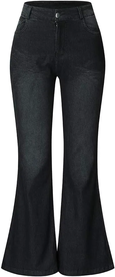 Pants for Women Up Pants Jeans Mid Womens Poket Lace Denim Casual Women's Jeans Pants for Women Straight Leg Jeans