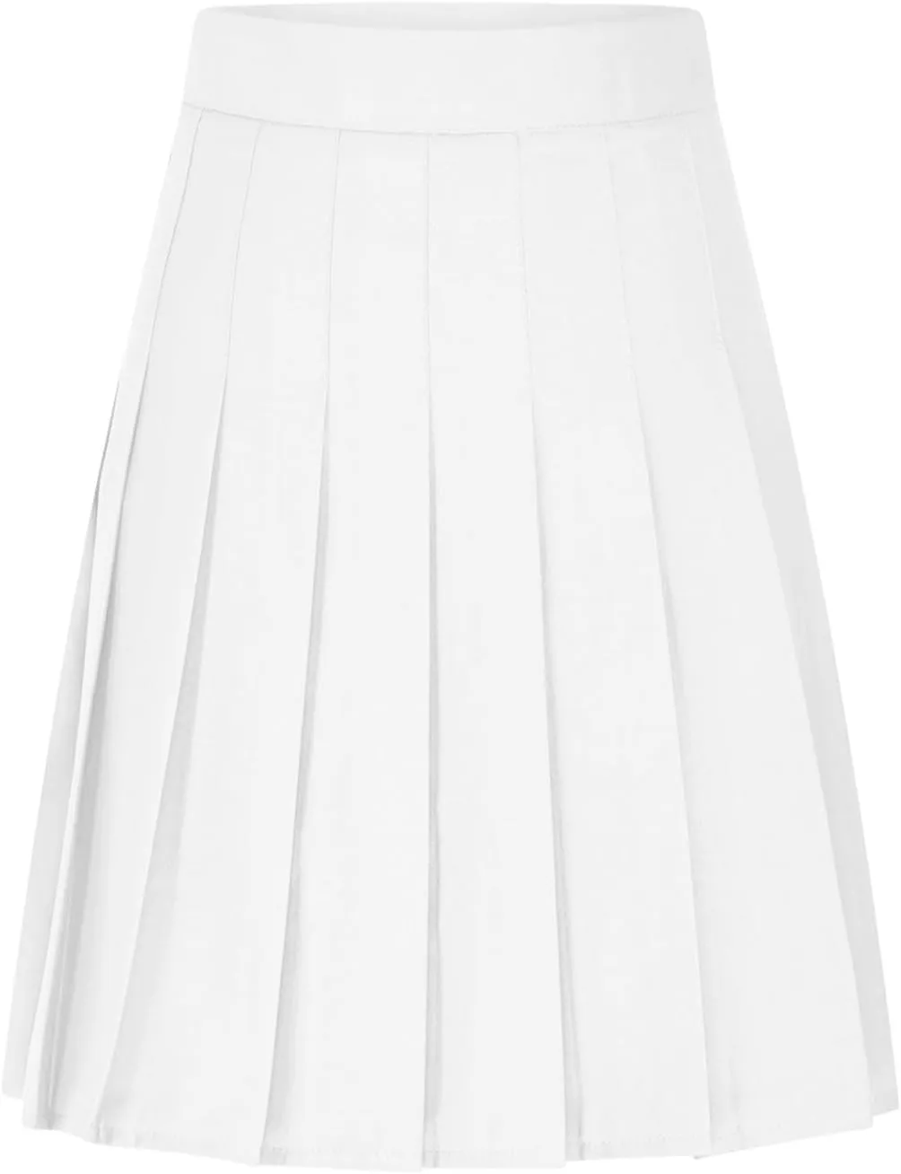 Pleated Skirt for Women Summer Elastic Waist School Uniform Cheerleader Skirts Casual Comfy Loose Plus Size Skorts