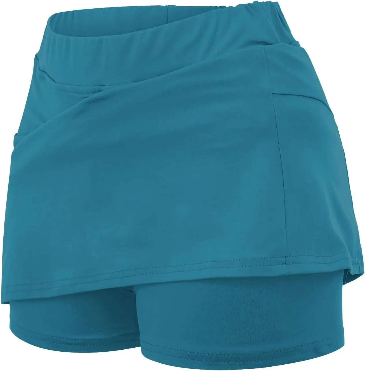 Plus Size Skorts for Women Tummy Control High Waisted Athletic Tennis Golf Skirts with Shorts Pockets Biker Shorts