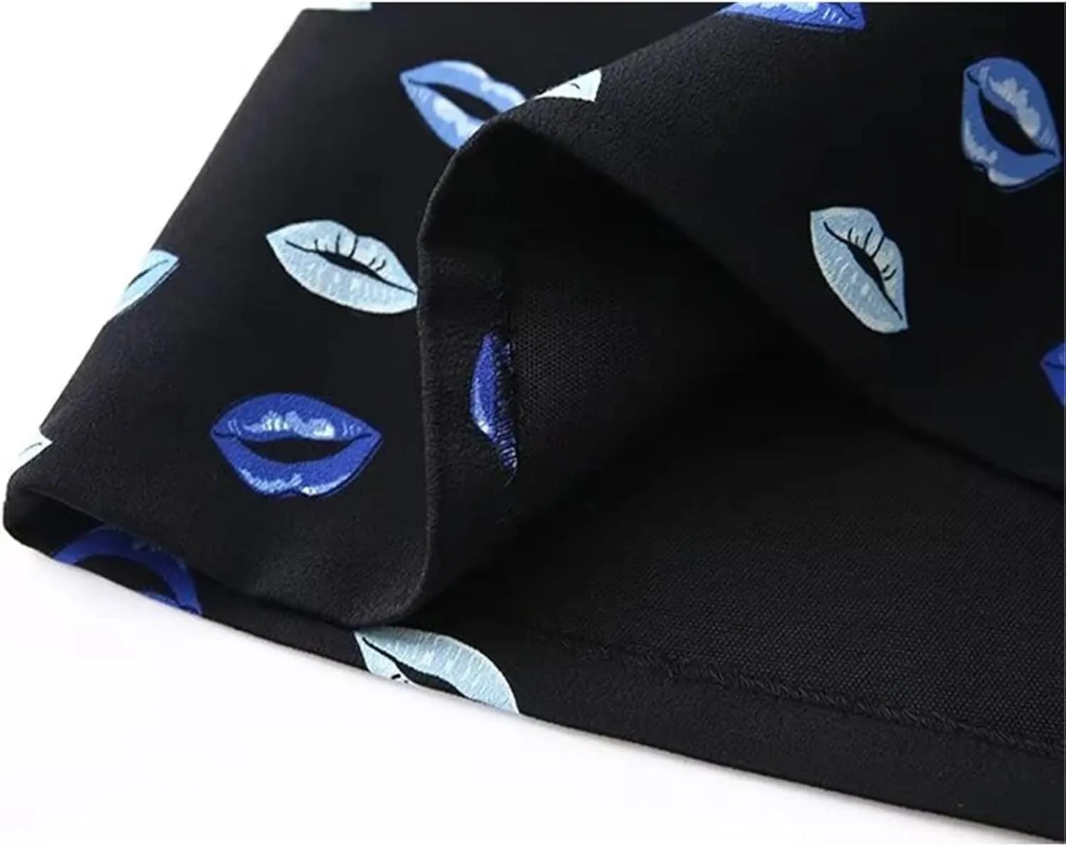 Print Mini Skirts for Women High Waist Pleated Skirt