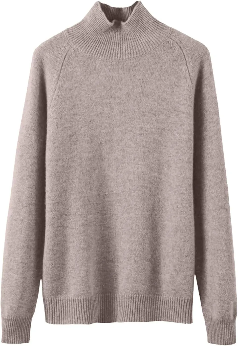SERYU Cashmere Turtleneck Sweater for Women Trendy Comfort Pullover Tops Casual Turtleneck Long Sleeve Wool Sweater