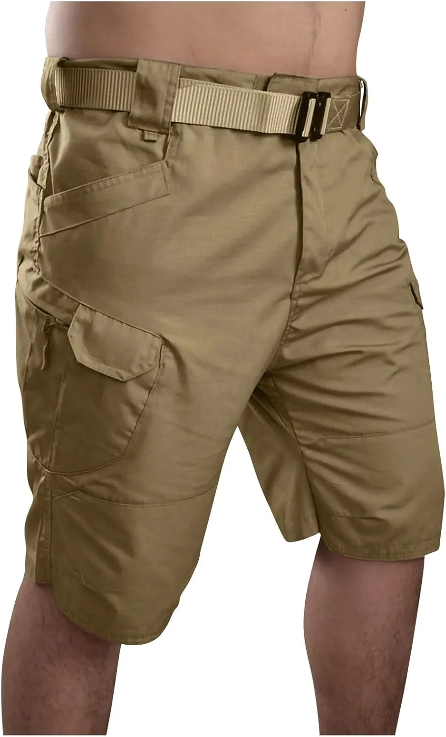 Shorts for Men Outdoor Quick Dry Tactical Cargo Shorts Classic Fit Athletic Workout Running Short Pants