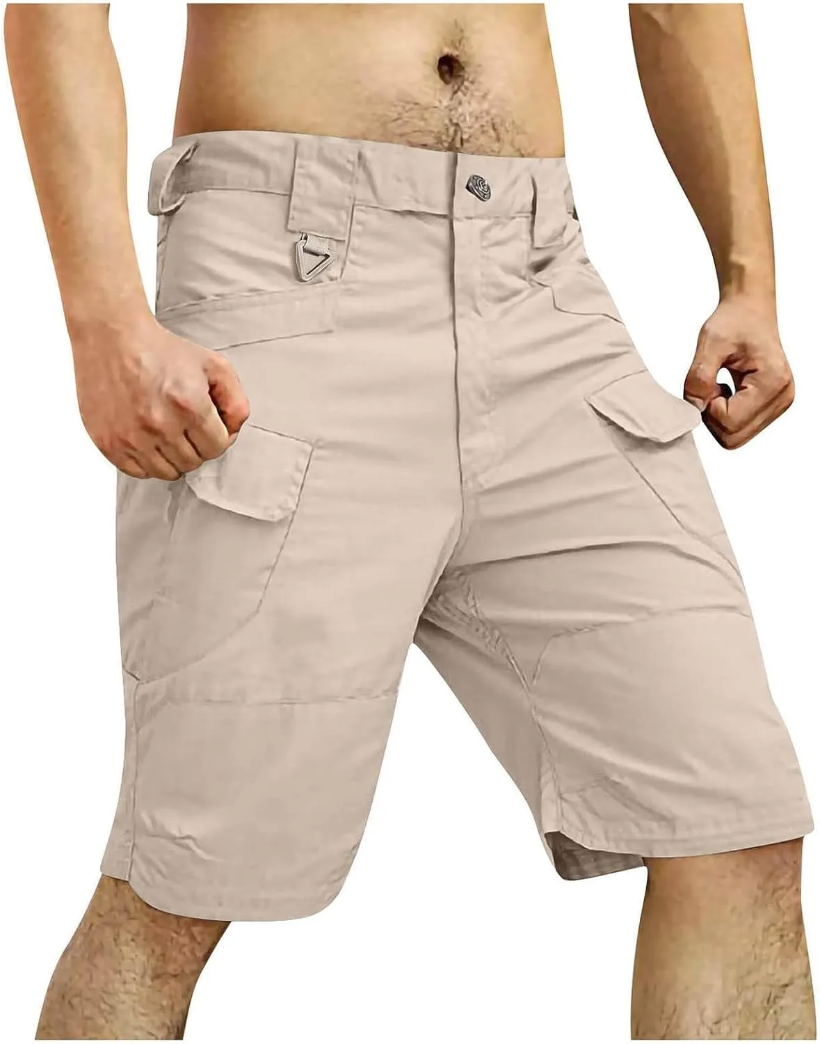 Shorts for Men Outdoor Quick Dry Tactical Cargo Shorts Classic Fit Athletic Workout Running Short Pants