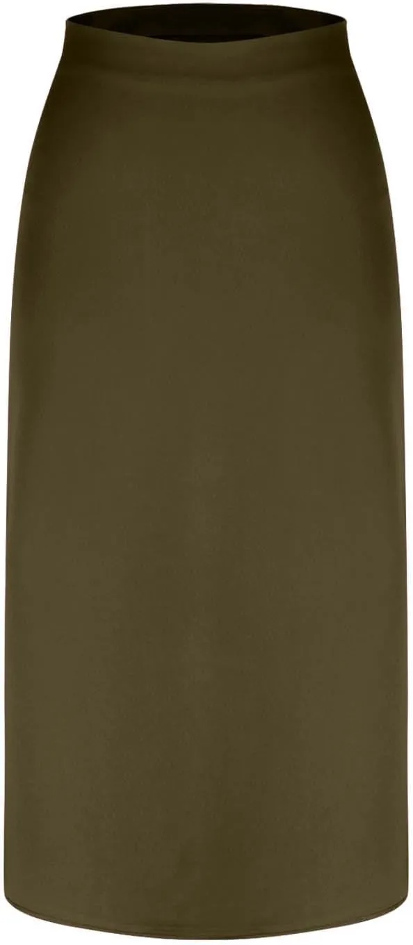 Silk Skirts for Women Satin High Waisted Midi Skirt Elegant A Line Skirt Business Casual Cocktail Party Dress 2025