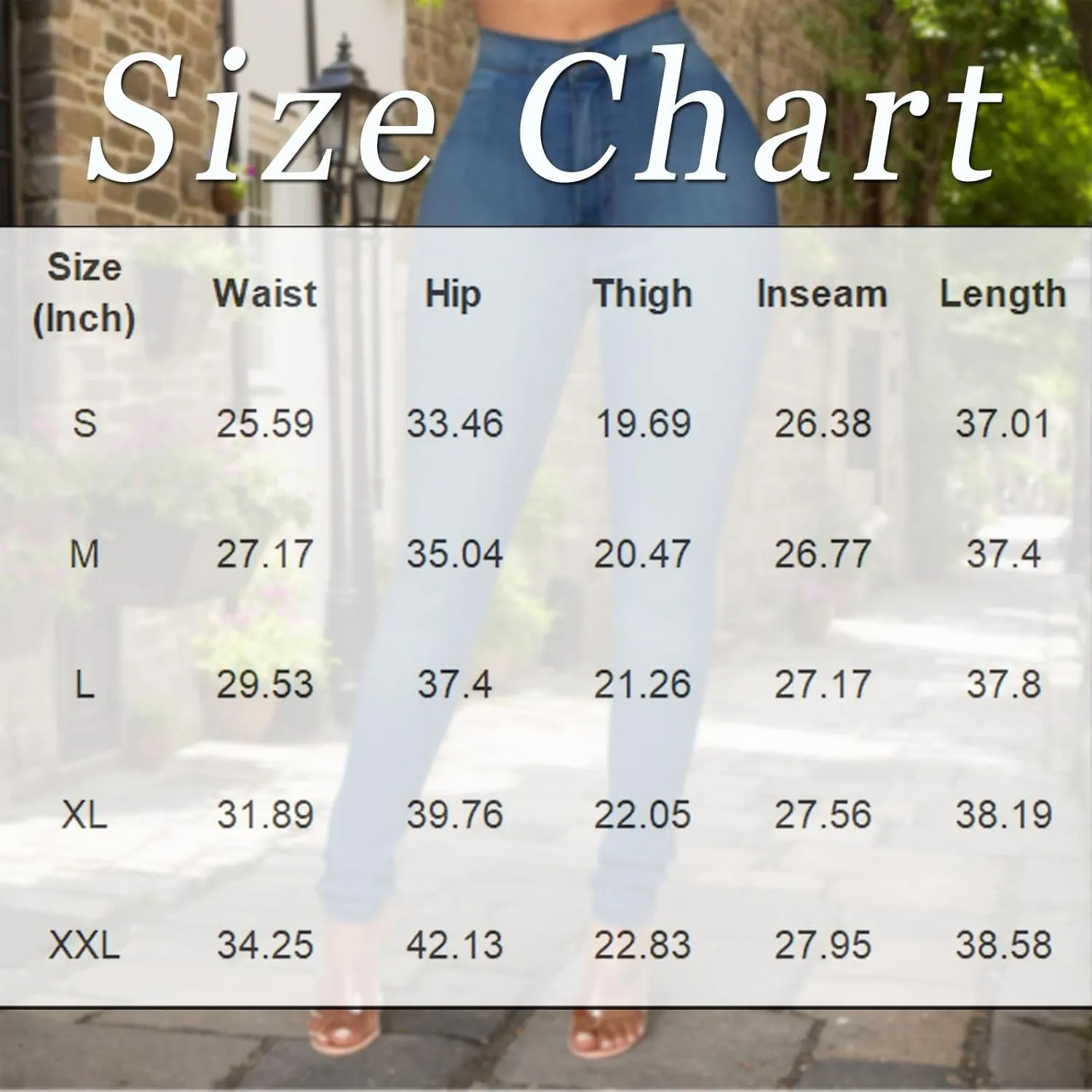 Skinny Jeans for Women High Waist Stretchy Jeans Tummy Control Butt Lifting Jeggings Trendy Plus Size Denim Pants