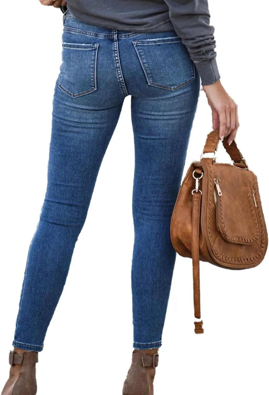 Skinny Jeans for Women High Waisted Butt Lift Stretch Jeggings Casual Classic Slim Fit Denim Pant Fashion Y2k Trouser