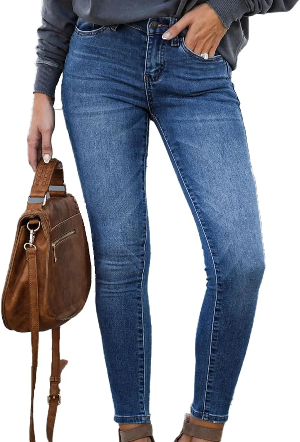 Skinny Jeans for Women High Waisted Butt Lift Stretch Jeggings Casual Classic Slim Fit Denim Pant Fashion Y2k Trouser