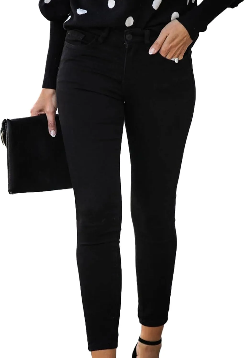 Skinny Jeans for Women High Waisted Butt Lift Stretch Jeggings Casual Classic Slim Fit Denim Pant Fashion Y2k Trouser
