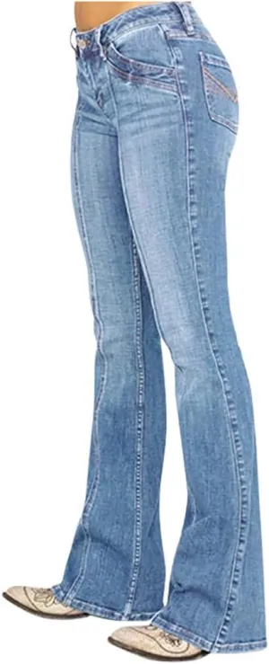 Straight Leg Jeans for Women Jeans Poket Pants Mid Casual Denim Lace Women's Jeans Clothes for Women Black Pants for