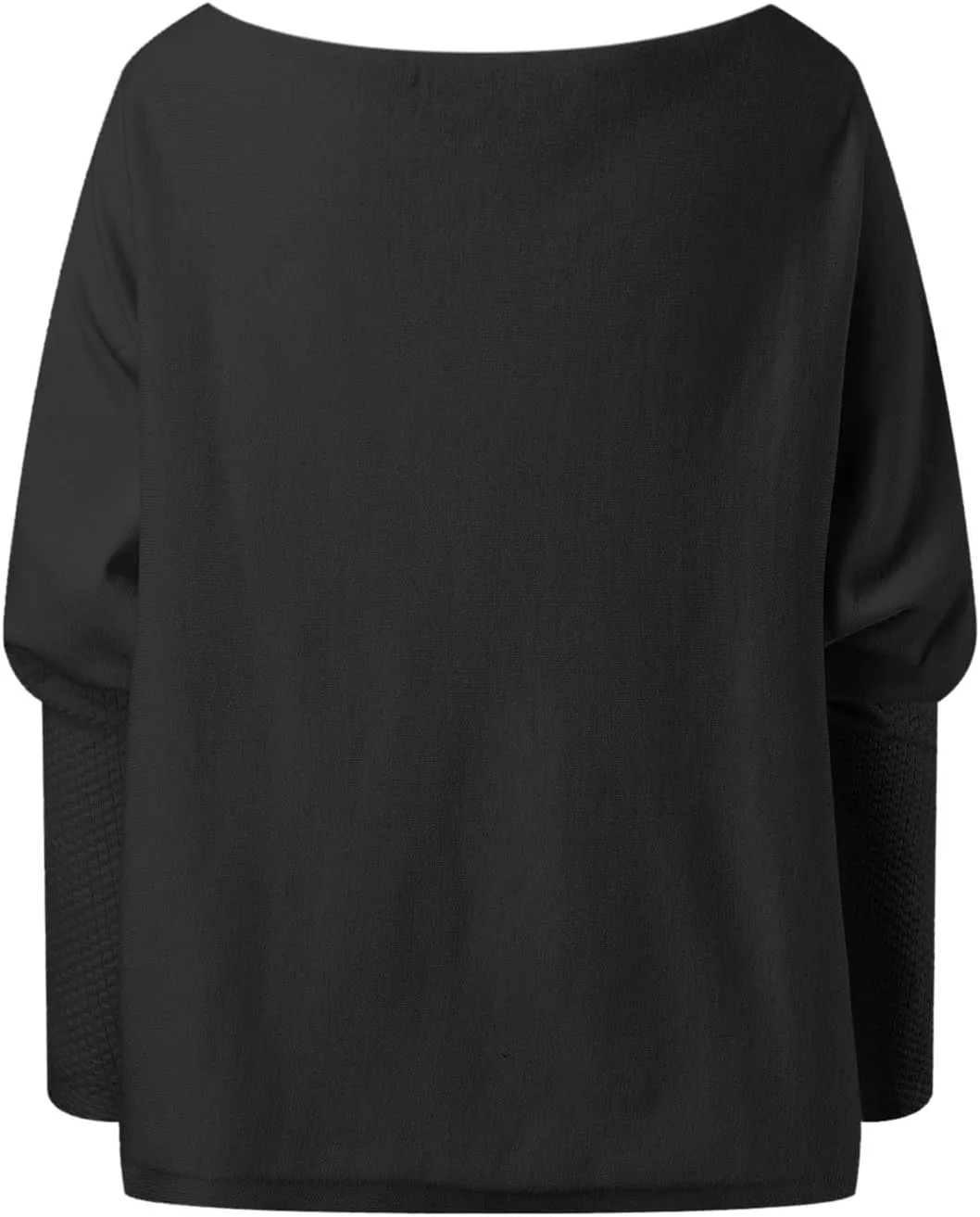 Sweaters for Women Cable Knit Solid Color Boat Neck Batwing Sleeve Loose Fit Casual Soft Pullover Tops
