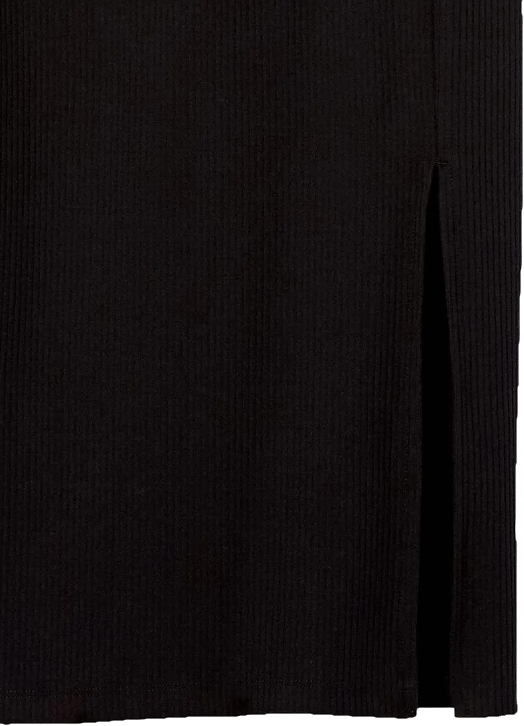 The Drop Women's Veronique High-Waist Slit Skirt