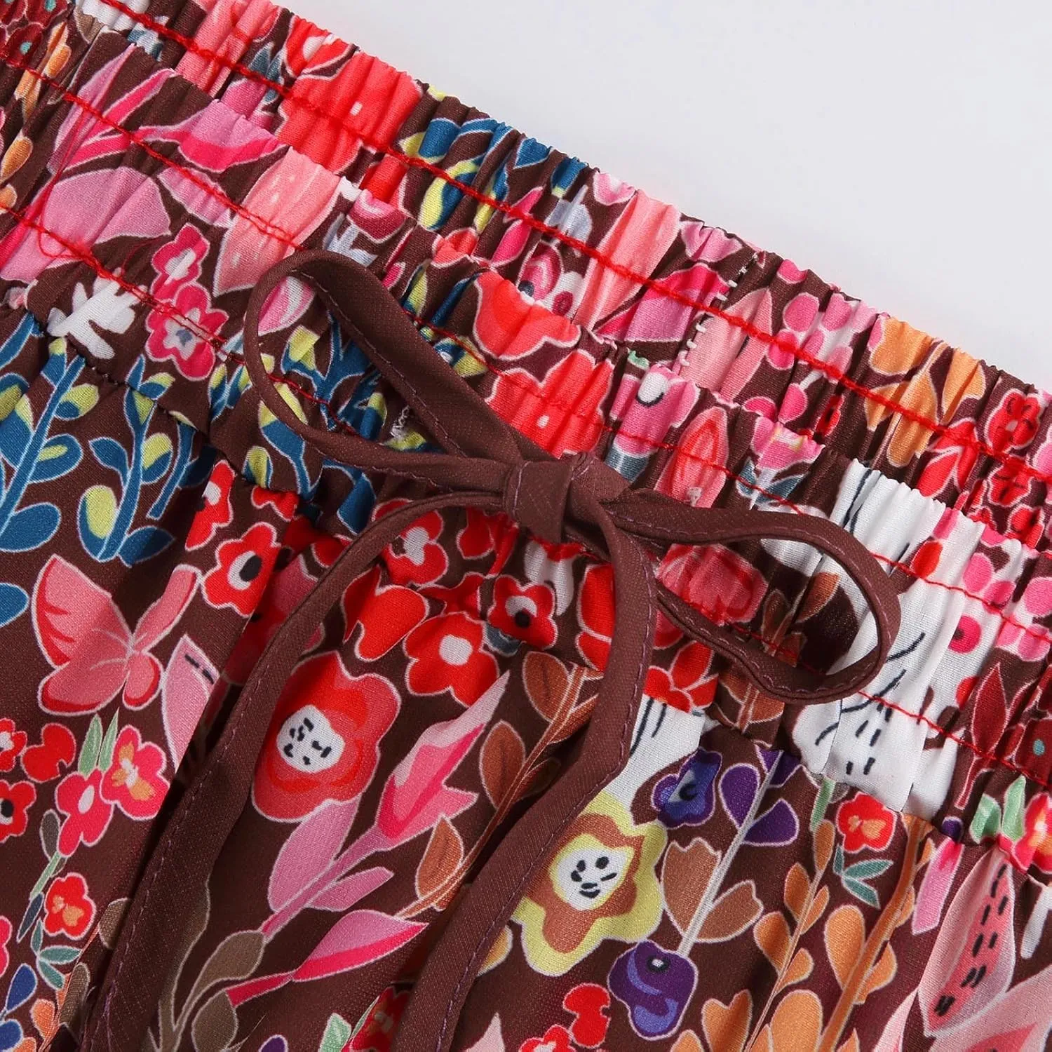Trendy High Waisted Maxi Skirt, Casual 2025 Flowy Vacation Elegantes Long Skirt