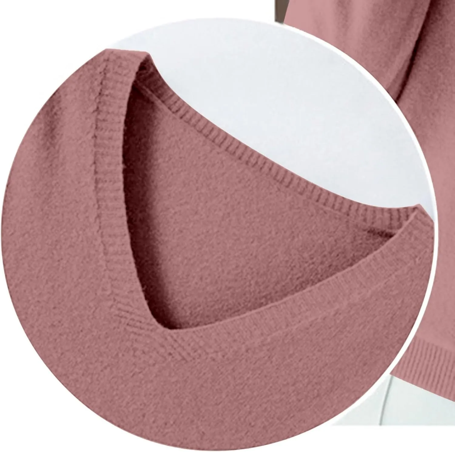V Neck Sweaters for Women Trendy Baggy Cotton Knitted Comfy Cashmere Sweaters Casual Lightweight Pullover Tunic Tops
