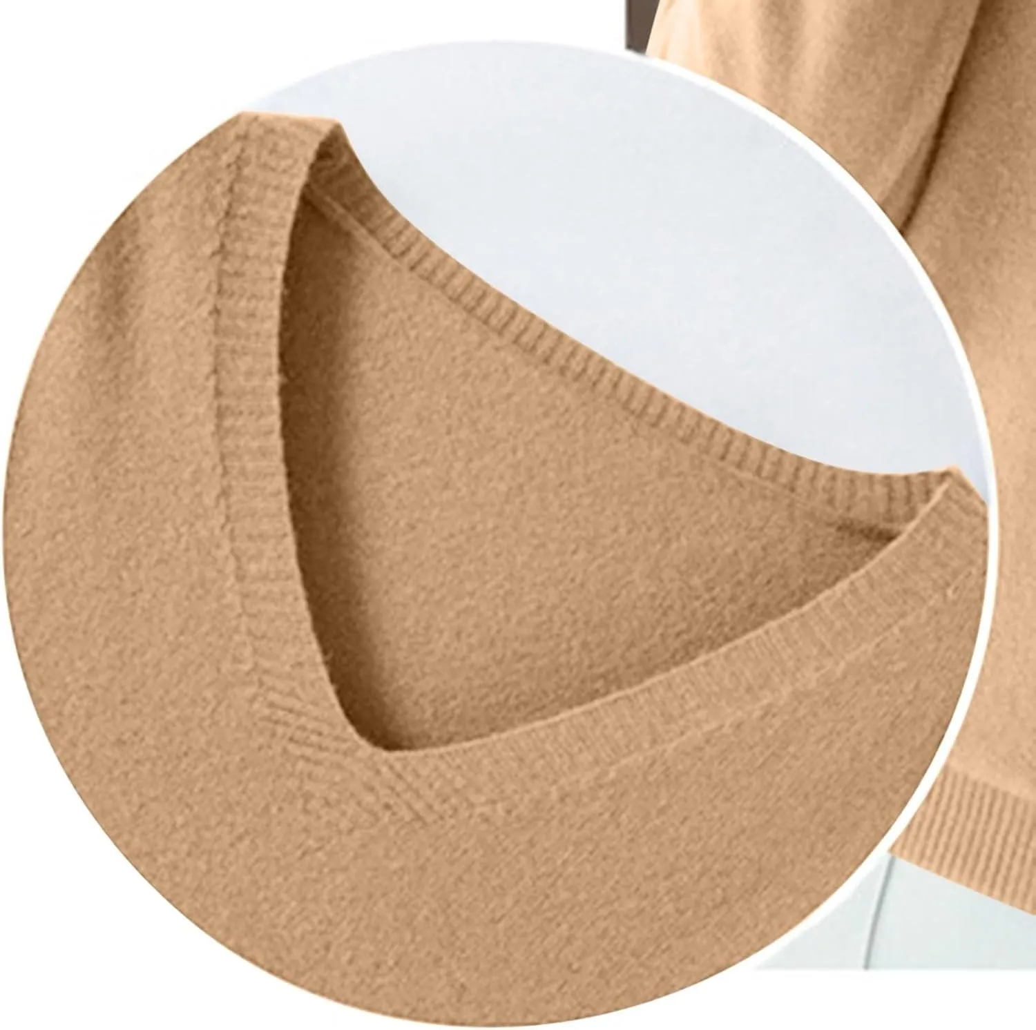 V Neck Sweaters for Women Trendy Baggy Cotton Knitted Comfy Cashmere Sweaters Casual Lightweight Pullover Tunic Tops