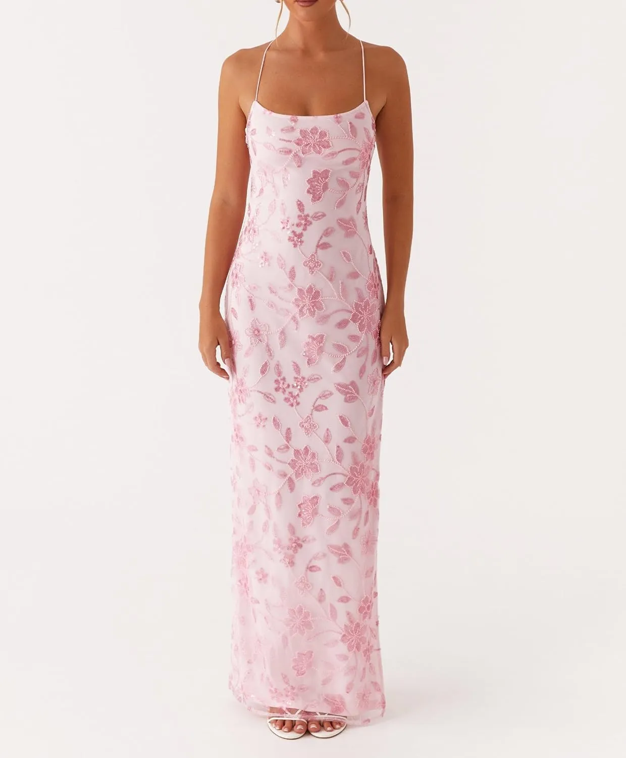 Women Strapless Tube Top Floral Maxi Dress Y2k Sleevelss Backless Bodycon Long Dress Summer Club Cocktail Sundress