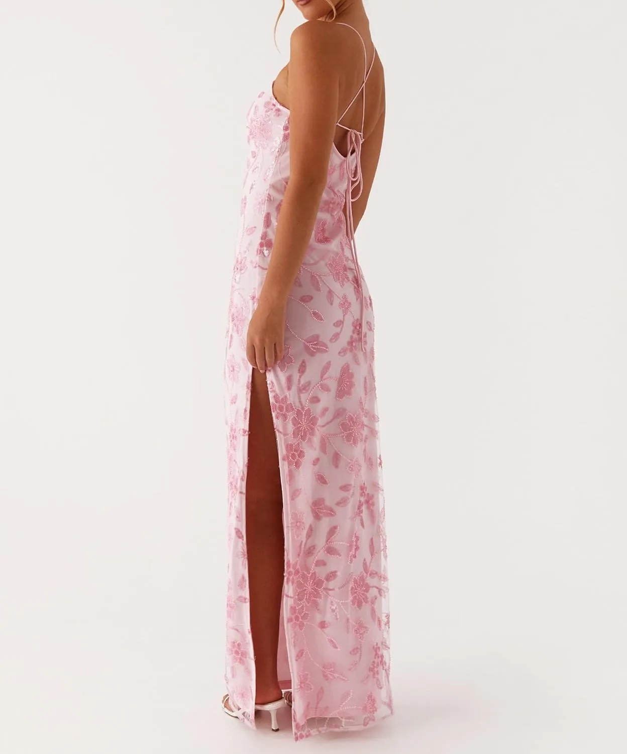 Women Strapless Tube Top Floral Maxi Dress Y2k Sleevelss Backless Bodycon Long Dress Summer Club Cocktail Sundress