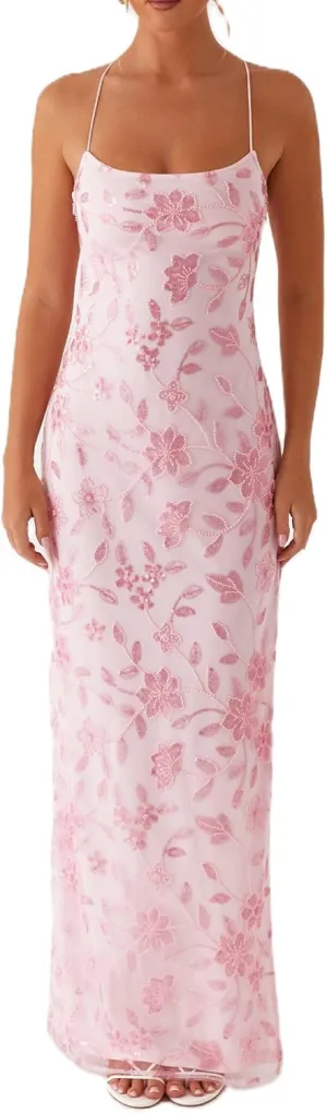 Women Strapless Tube Top Floral Maxi Dress Y2k Sleevelss Backless Bodycon Long Dress Summer Club Cocktail Sundress