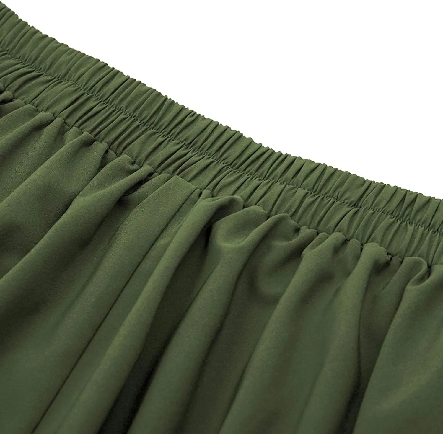 Women Vintage Skirt High Waist Pleated Skirt Midi A-Line Skirt Button Casual Knee Length Flared Skirts