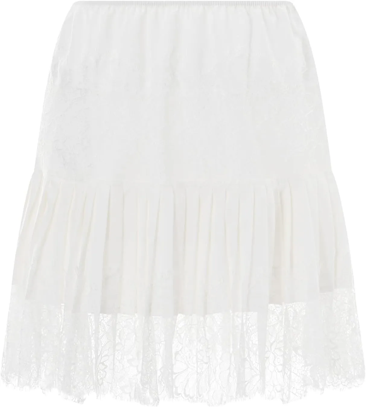 Women Y2k Lace Slip Skirt Elastic Low Rise Mini Skirts Pleated Half Slip Short Skirt Flowy Short Skirt Streetwear
