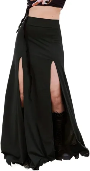 Women's 2025 Casual Maxi Long Skirts Slit Skirt