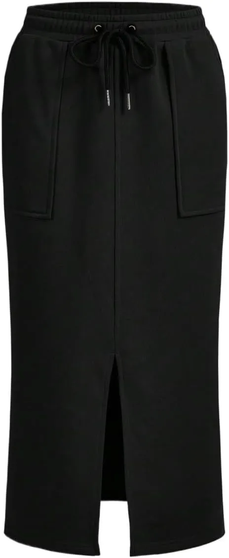 Women's 2025 Casual Maxi Long Skirts Slit Skirt