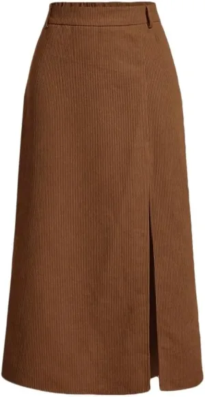 Women's 2025 Casual Maxi Long Skirts Slit Skirt