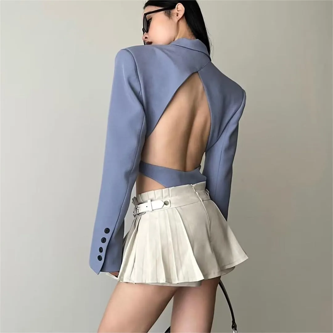 Women's Black Mini Skirt High Waist Pleated Skirt White Mini Skirt Kawaii