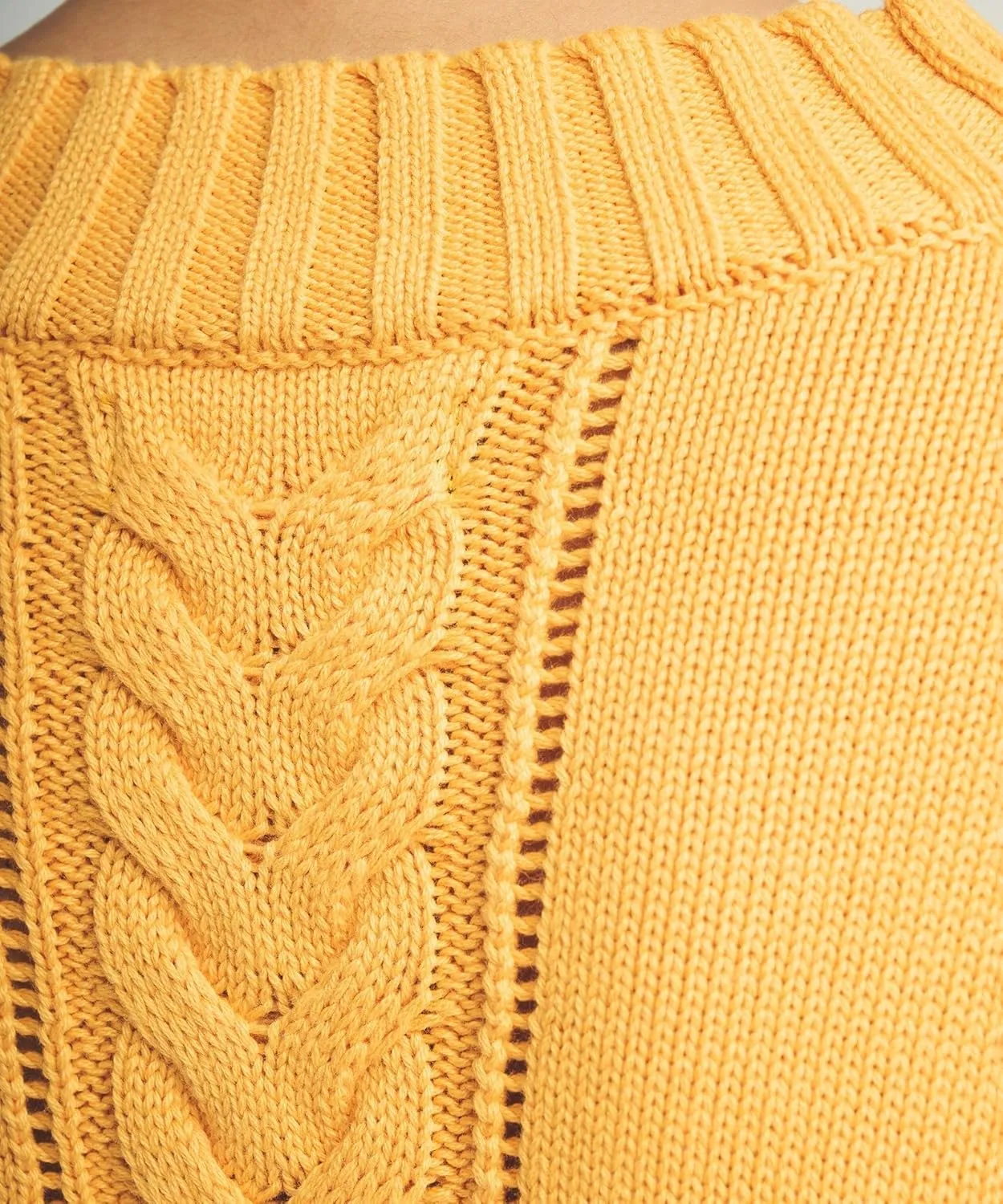Women's Cafe Cotton Cashmere Cable Knit Cardigan