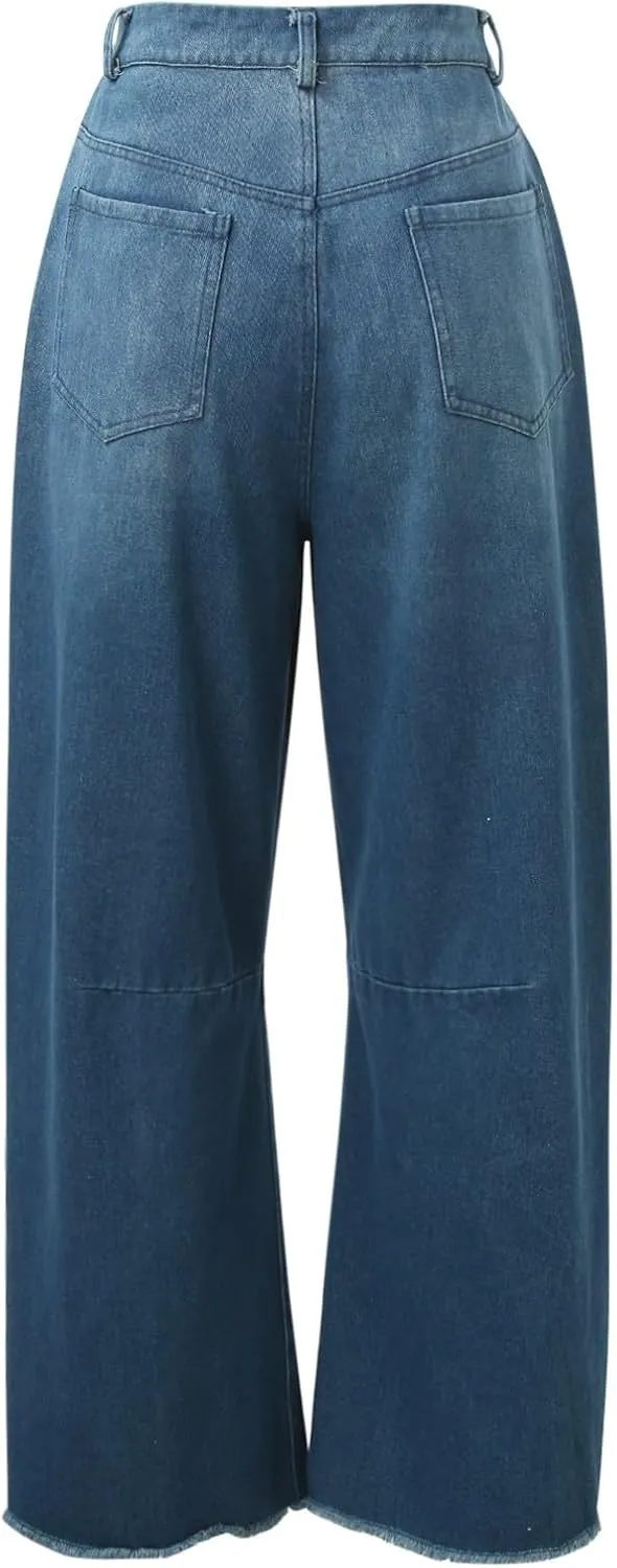 Womens Classic High Waisted Skinny Stretch Butt Lifting Jeans Slim Fit Denim Pants Mid Rise Stretch Straight Leg Jeans