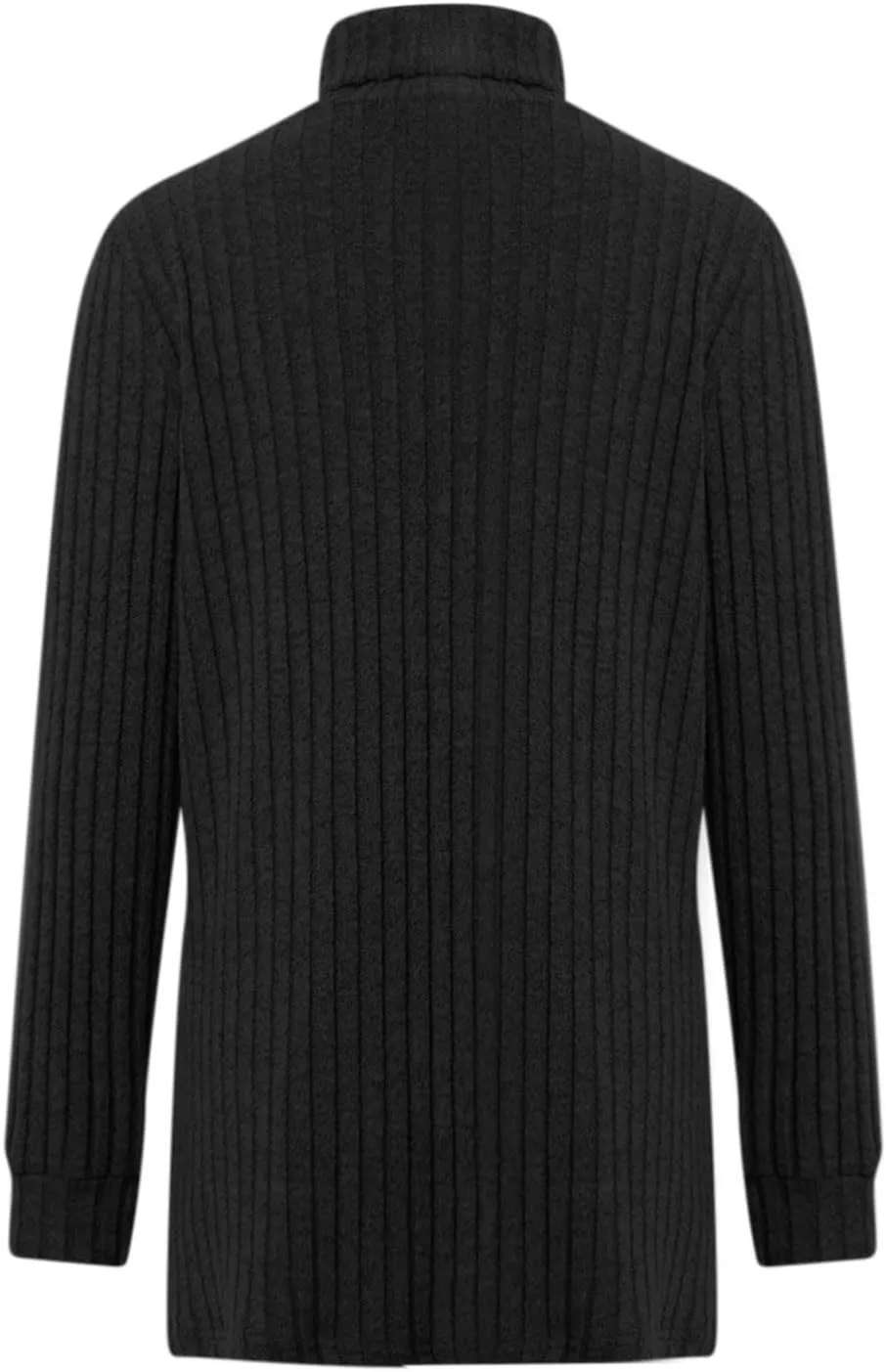 Womens Fall Turtleneck Sweater Tops Loose Fit Ribbed Knit Shirts Casual Lightweight Soft Pullover with Pockets