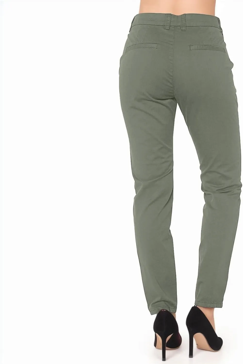 Women's High Waisted Business Pants Straight Leg Pleated Elegant Office Slacks Stretchy Dress Trousers with Pockets