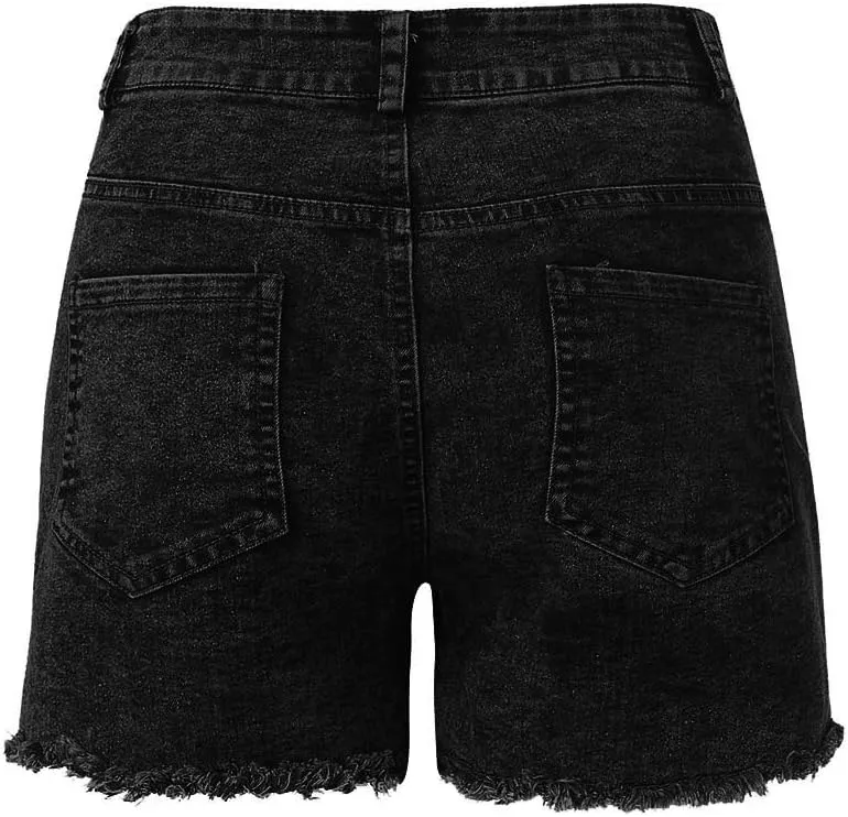 Womens Jeans Trendy 2024 Summer Wash Female Jeans Women Shorts Pockets Short Denim Denim Women's Size 20 Pants for