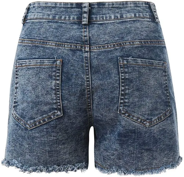 Womens Jeans Trendy 2024 Summer Wash Female Jeans Women Shorts Pockets Short Denim Denim Women's Size 20 Pants for